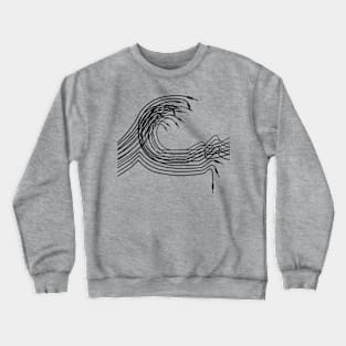 Great Wave for Electronic Musician and Synthesizer player Crewneck Sweatshirt